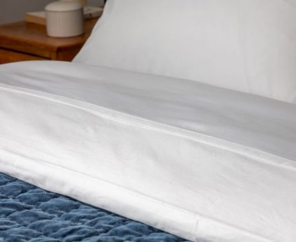 White 1000 Thread Count Supima Cotton Emperor size Duvet Cover