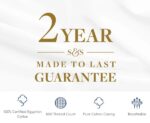 White 600TC Egyptian Cotton Emperor Duvet Cover 2 year guarantee