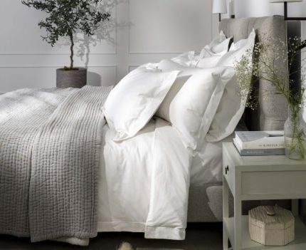 White 600TC Egyptian Cotton Emperor size Duvet Cover