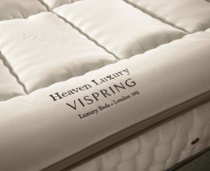 Vispring Heaven Luxury Mattress Topper close up