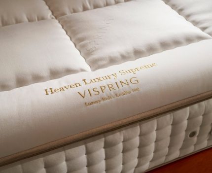 Vispring Heaven Luxury Supreme Mattress Topper close up