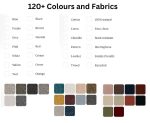 colours and fabrics choices