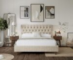 Sandra Bed Frame beige