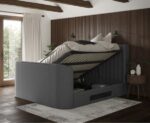 Saros Ottoman TV Bed Frame With Surround Sound with storage